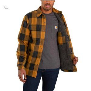 NWOT - Carhartt flannel sherpa-lined shirt jacket - Mens Large